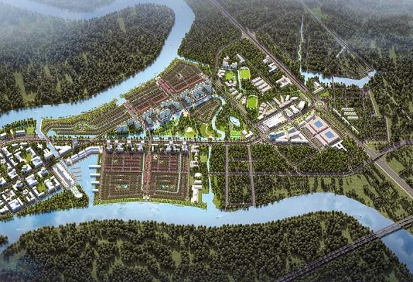 Dự án xanh với thiết kế hệ thống công viên  sông nước