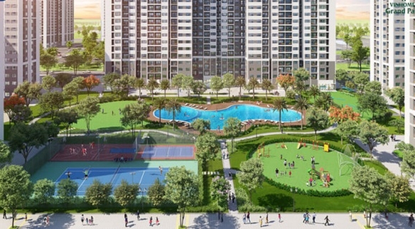 The Rainbow - VGP 81m2 được trang bị chuỗi tiện ích nội khu nổi bật