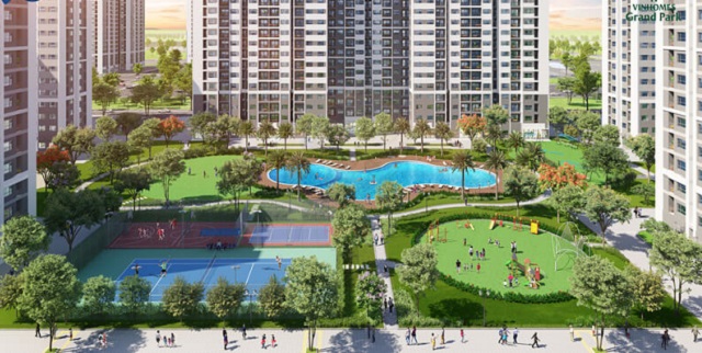 The Rainbow - VGP 81m2 được trang bị chuỗi tiện ích nội khu nổi bật