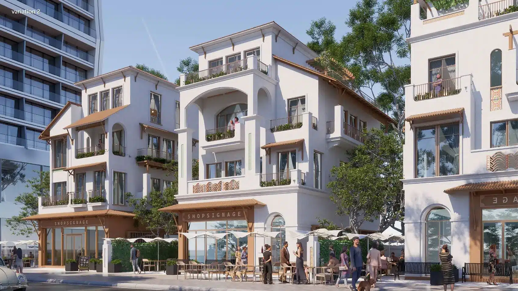 Thiết kế kiến trúc Blanca City Vũng Tàu – Giao thoa Đông Tây, đậm chất bản địa