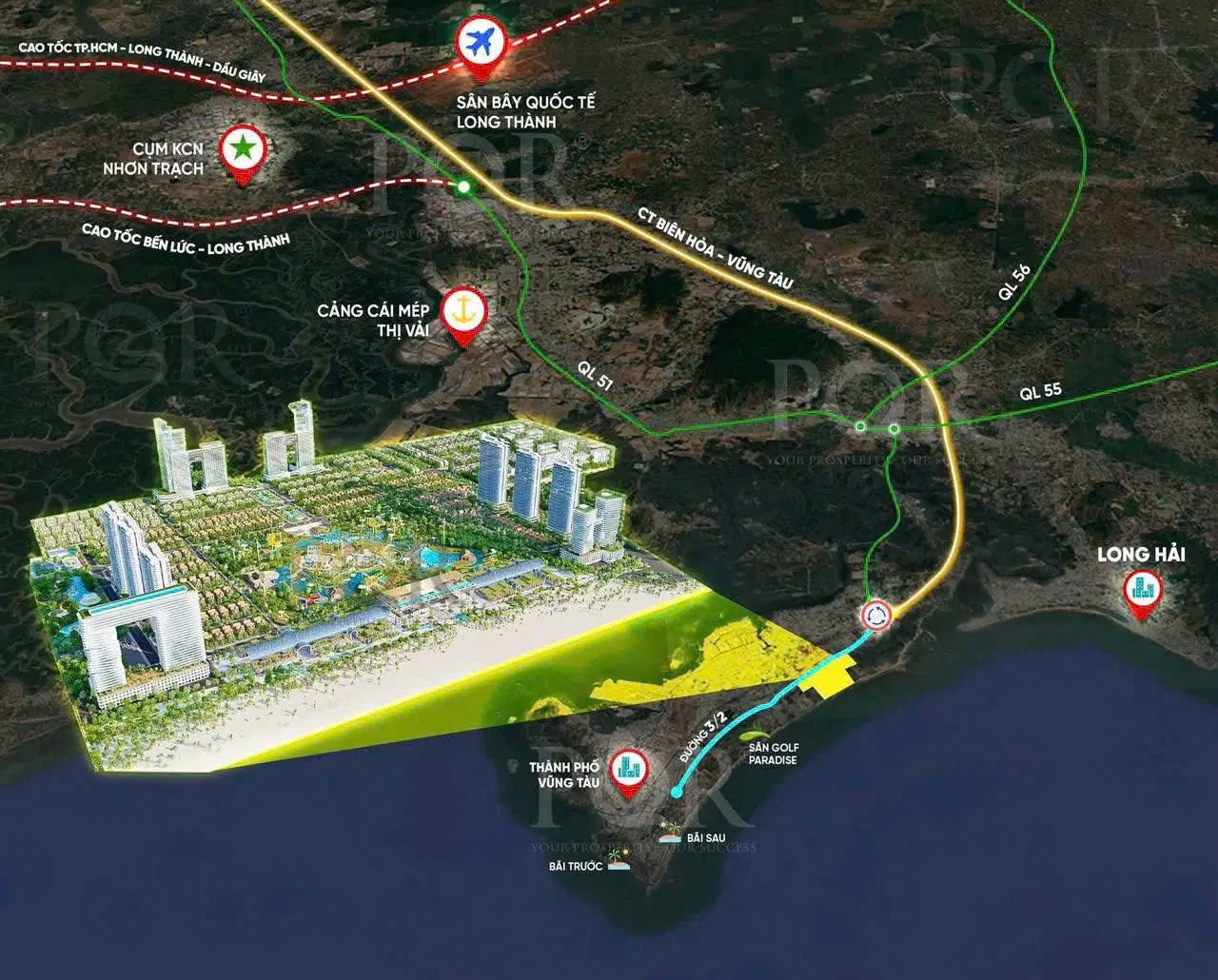 Vị trí đắc địa Blanca City – Kết nối hoàn hảo toàn khu vực