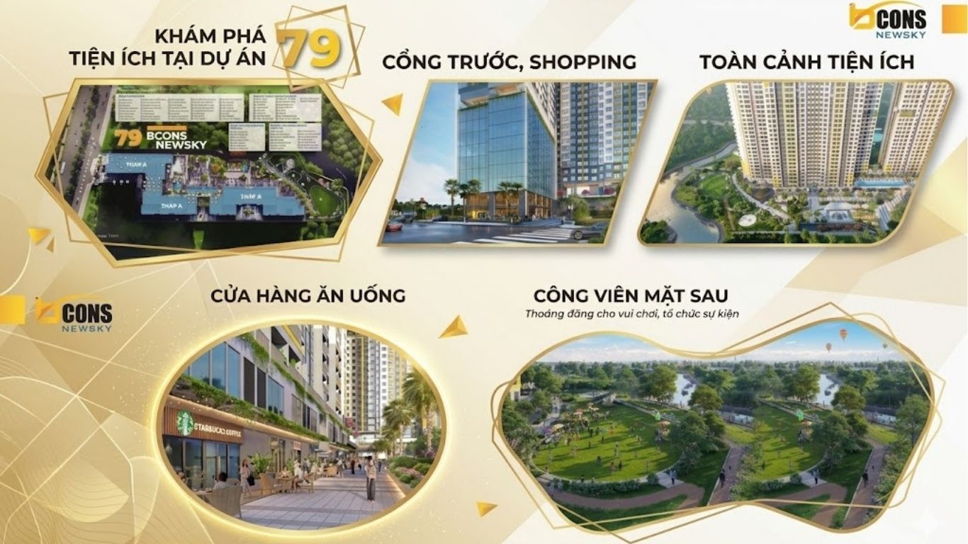 Tiện ích căn hộ Bcons NewSky